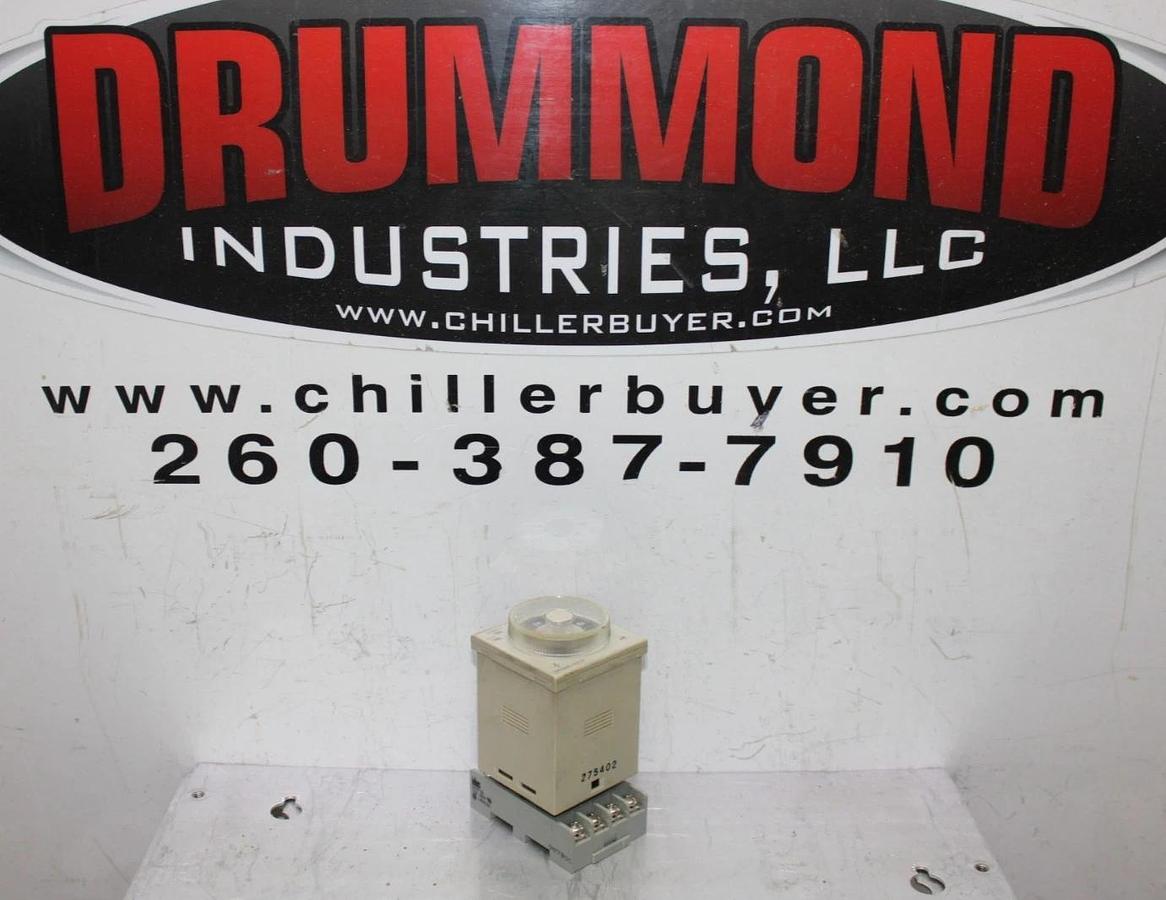 Used OMRON TIME DELAY RELAY H3CR-A8 0-3 MINUTE DELAY 240 VAC 5 AMP **WARRANTY**