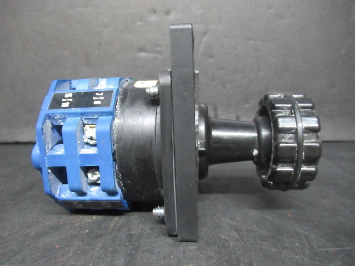 Used KRAUS + NAIMER ROTARY SWITCH A11 3 PHASE 600 VAC 10 AMP 1 HP L74149/003 AMS