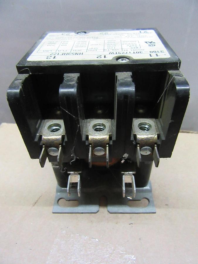 Used PRODUCTS UNLIMITED CONTACTOR 3100-30T1728TW HN53HF122 600 VOLT 60 AMP *WARRANTY*
