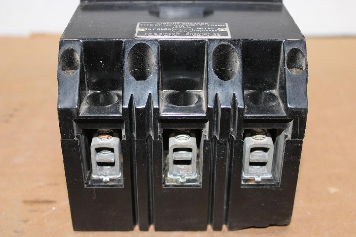 Used ITE CIRCUIT BREAKER ET4039 90 AMP 3-POLE 600 VAC F-FRAME ET-100 **WARRANTY**