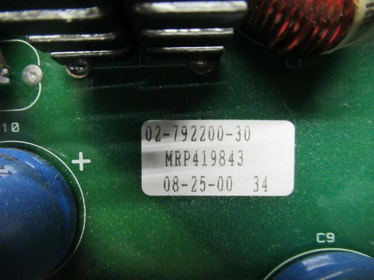 Used LIEBERT POWER SUPPLY BOARD 02-792200-30 REV. 2 P/L 7