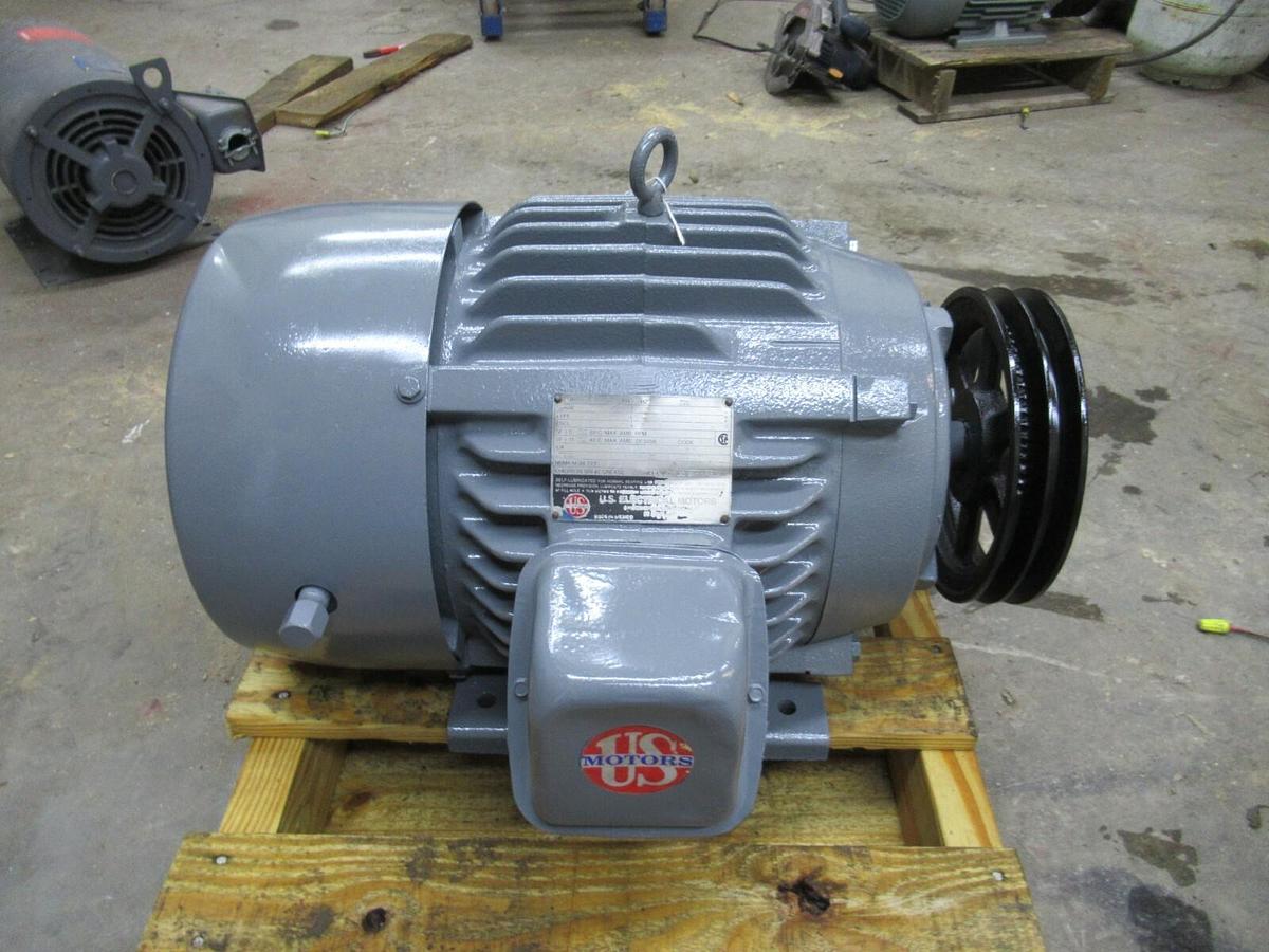 Used US ELECTRICAL MOTORS 6790-50-Y01X308R042M 254U 3 PHASE 460 VOLT 9.9 AMP 1770 RPM