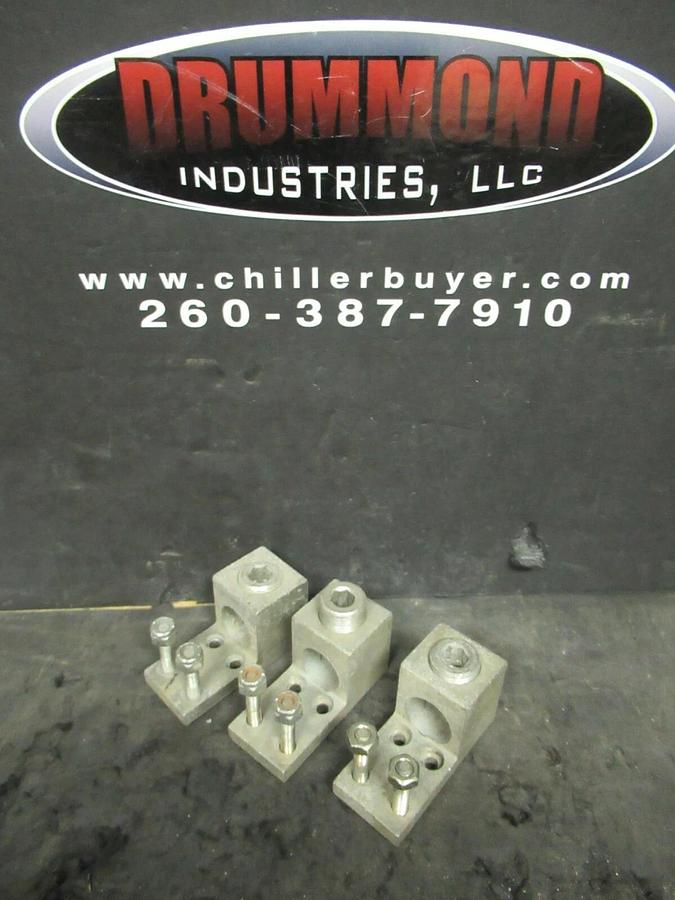 Used (3) MARATHON 97475 1 BARREL MECHANICAL WIRE CONNECTOR LUG TAP 500MCM - #4 POSTS