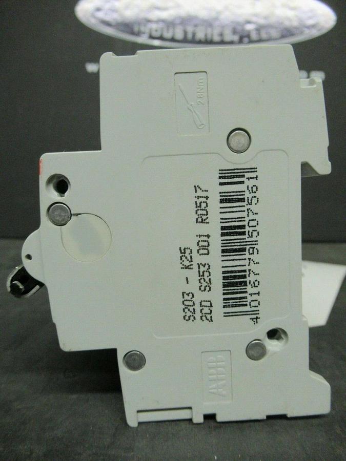 Used 25 AMP ABB BREAKER S203-K25 400 VAC 3 POLE **WARRANTY INCLUDED**