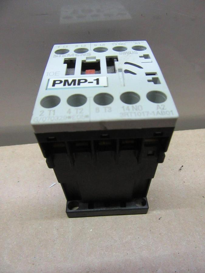 Used SIEMENS CONTACTOR 3RT1017-1AB01 600 VAC 20 AMP 10 HP **WARRANTY INCLUDED**