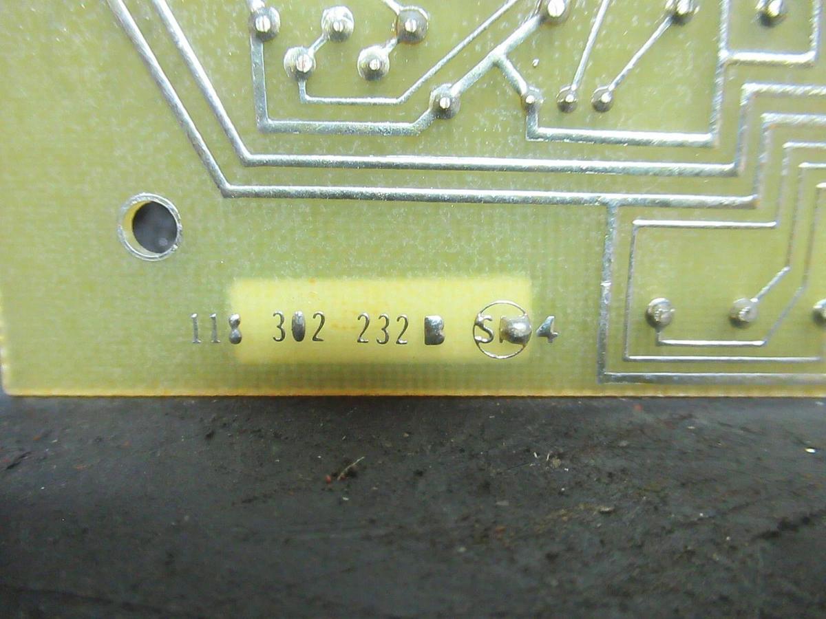 Used EXIDE PLC CONTROL CIRCUIT BOARD 118-302-232-B 101072124K **WARRANTY INCLUDED**