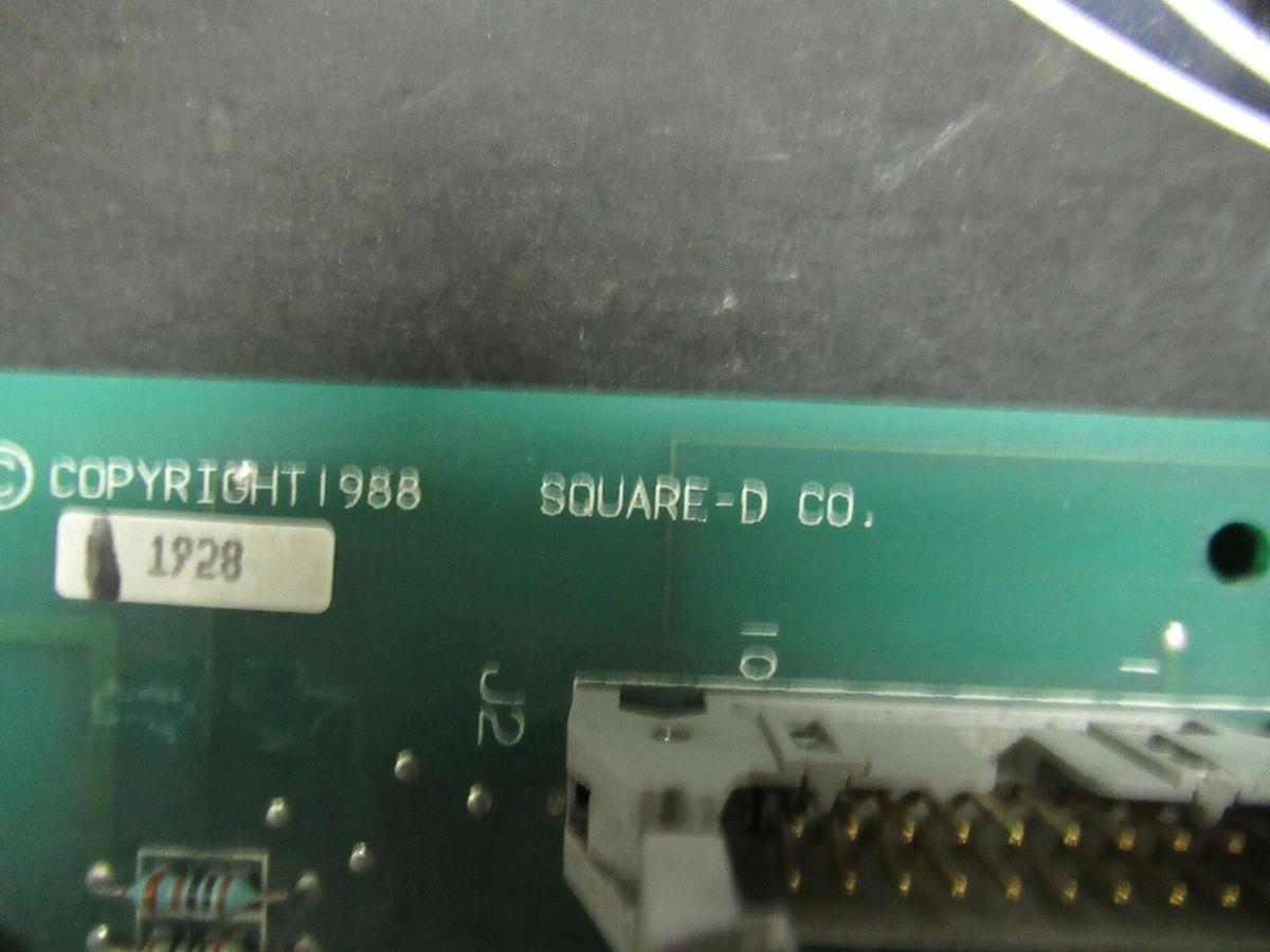 Used SQUARE D MAIN CONTROL BOARD 52011-395 REV L PCA-1-0 52011-394-01 REV E WARRANTY