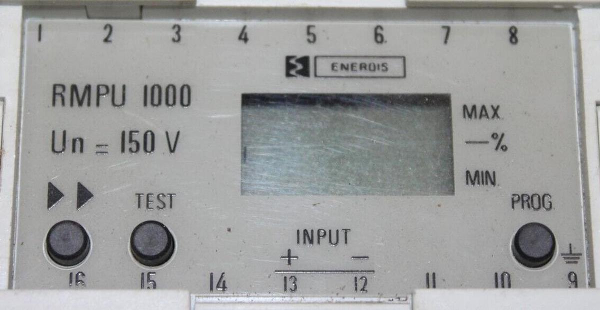 Used ENERDIS DIGITAL DISPLAY AND RELAY RMPU-1000 150 VOLT **WARRANTY INCLUDED**