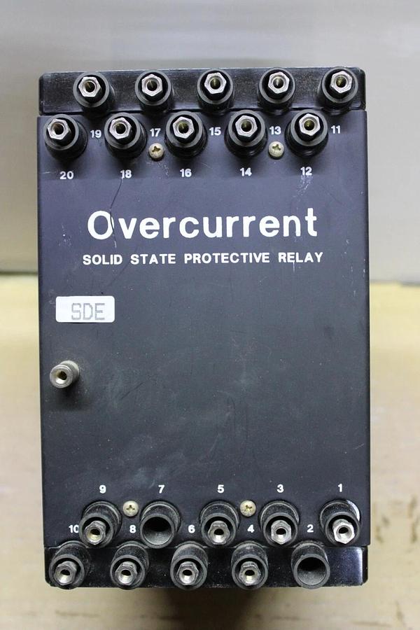 Used BASLER ELECTRIC OVERCURRENT SOLID STATE PROTECTIVE RELAY BE1-51/27R