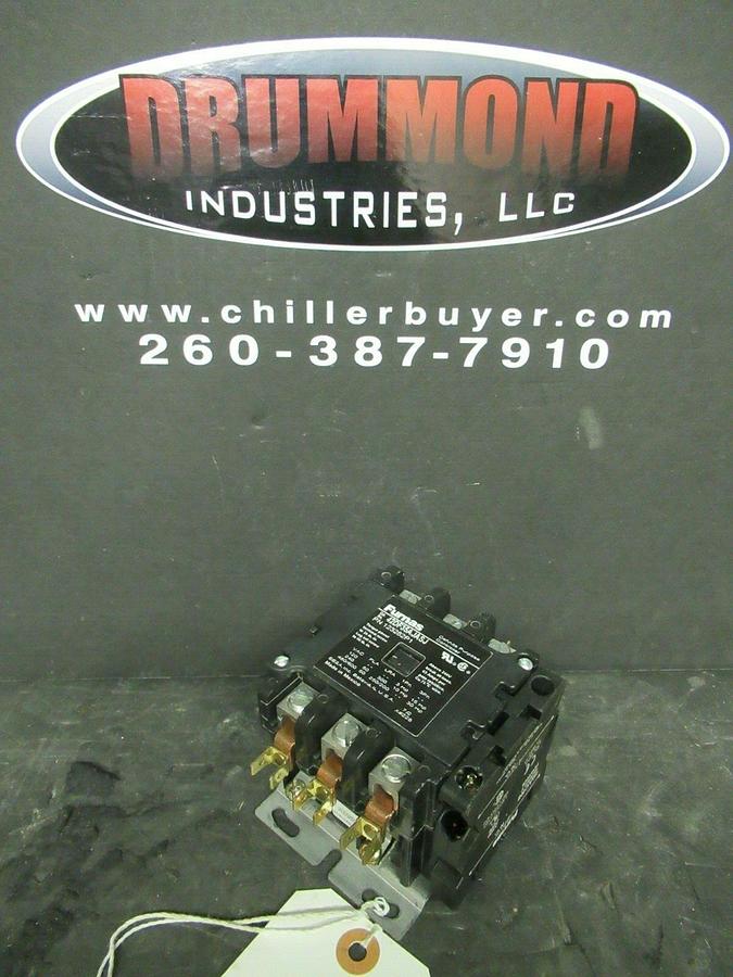 Used FURNAS 50 AMP CONTACTOR 42DF35AJASJ / 123282P1  600 VAC COIL: 24 VOLT 30 HP