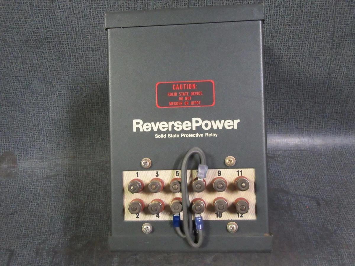Used BASLER ELECTRIC PRP110 REVERSE POWER SOLID STATE PROTECTIVE RELAY 90556001