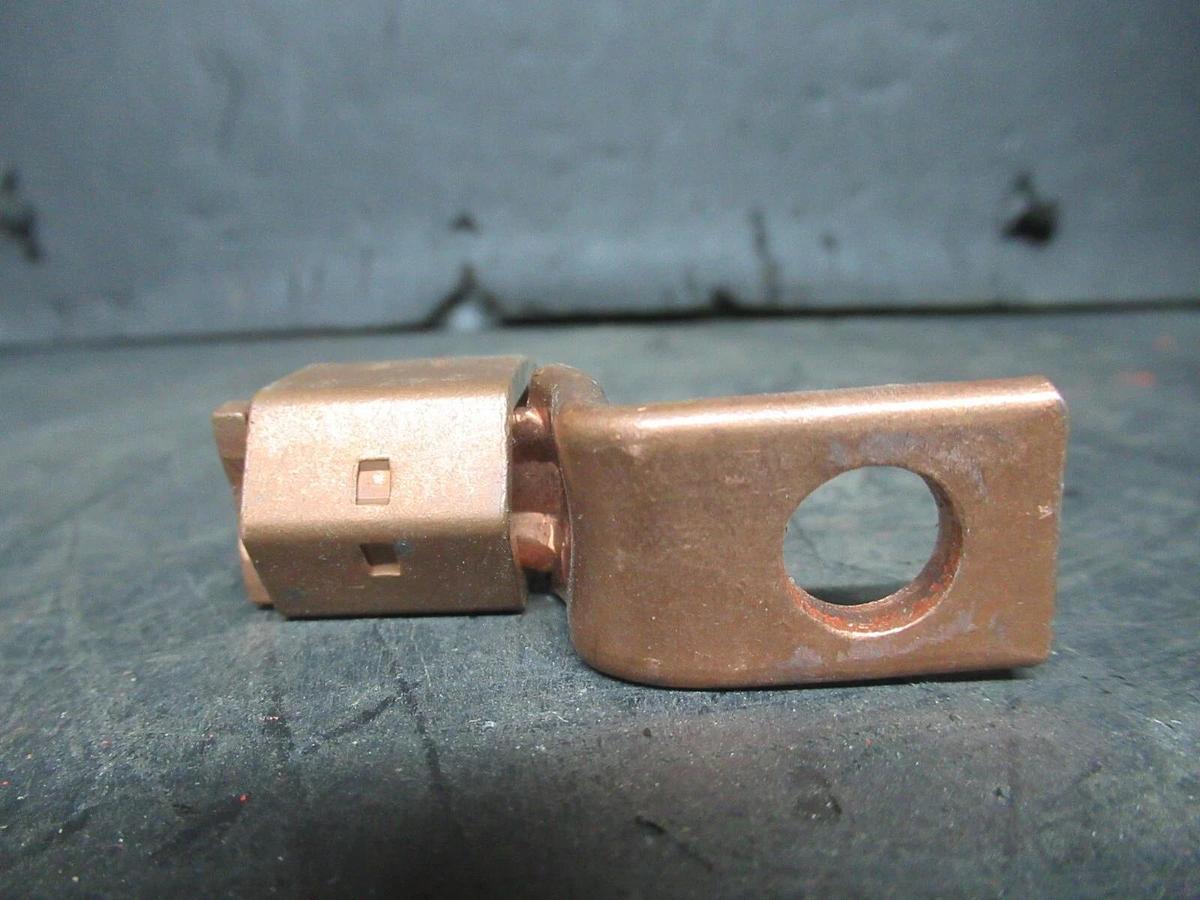 Used (LOT OF 3) THOMAS & BETTS COPPER TERMINAL LUGS BTC3104 3/0-4 BKB