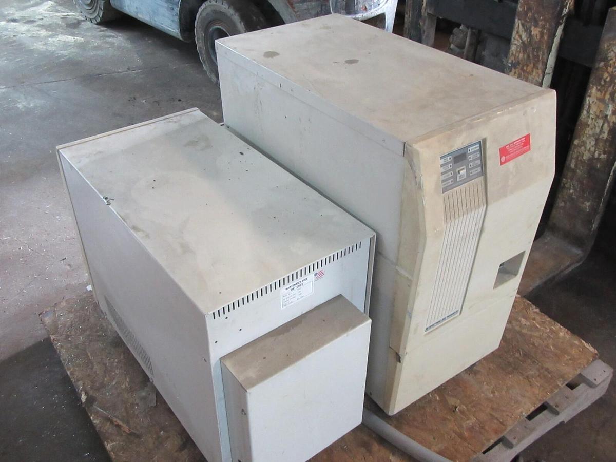 Used CONTROLLED POWER COMPANY UPS SYSTEM MD6000 1 PH 240 / 208 VAC 22 / 25 AMPS