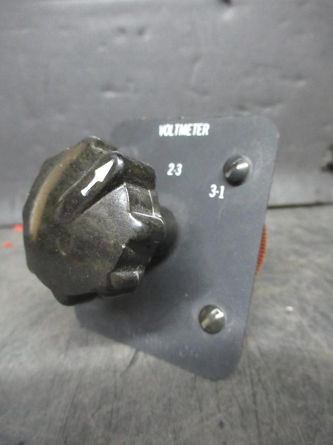 Used ELECTROSWITCH SERIES 31 CONTROL SWITCH 3104C 3-PHASE 125-600 VAC 10-3 AMP