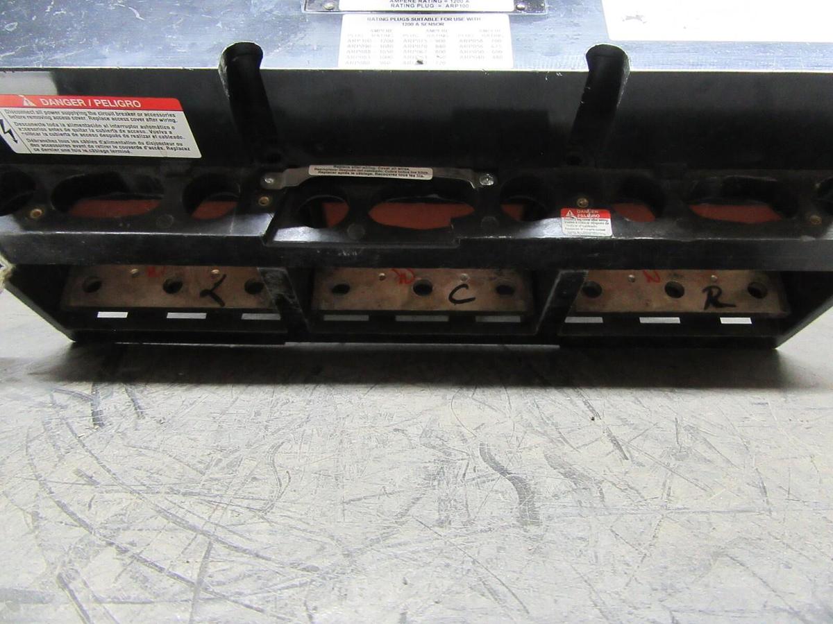 Used SQUARE D CIRCUIT BREAKER NXP361200GMT 1200 AMP 600V W/ ARP100 AND GROUND FAULT