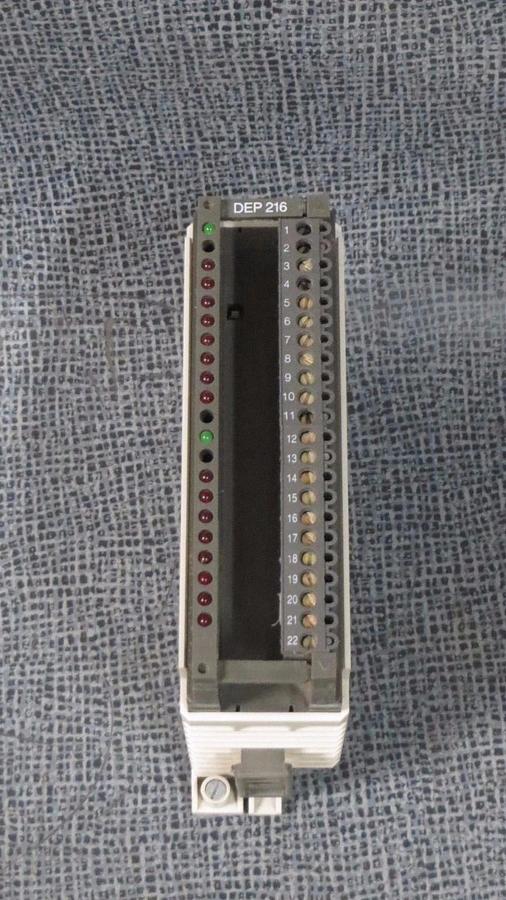Used AEG MODICON DEP 216 DISCRETE INPUT MODULE MODEL: AS-BDEP-216  **WARRANTY**