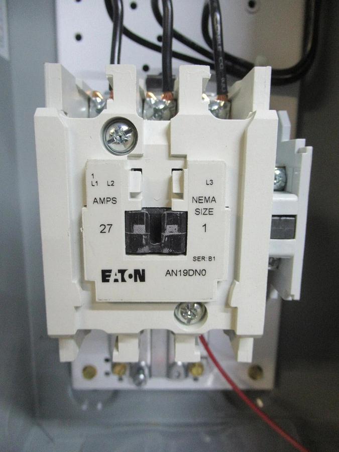 NEW SURPLUS EATON COMBINATION STARTER ECN1611AAB SIZE: 1 27 AMP 10 HP 600 VAC