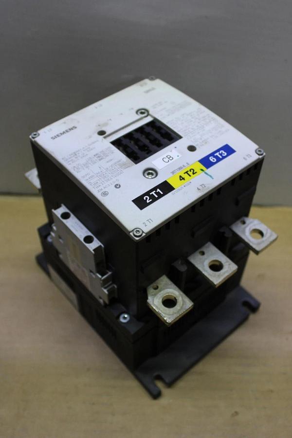 Used SIEMENS CONTACTOR 3RT1066-6...6 600 VAC 330 AMP 3-PHASE 300 HP COIL: 120 VAC