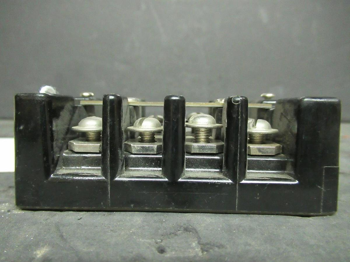 Used MARATHON FUSE HOLDER 1504 SC FOR 75 AMP 600 V FUSES **WARRANTY**