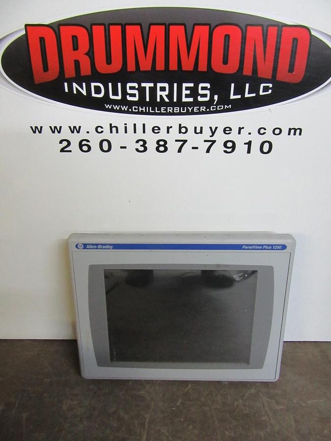 Used ALLEN BRADLEY PANELVIEW PLUS 1250 2711P-RDT12C 24 VDC 70 WATT **WARRANTY**
