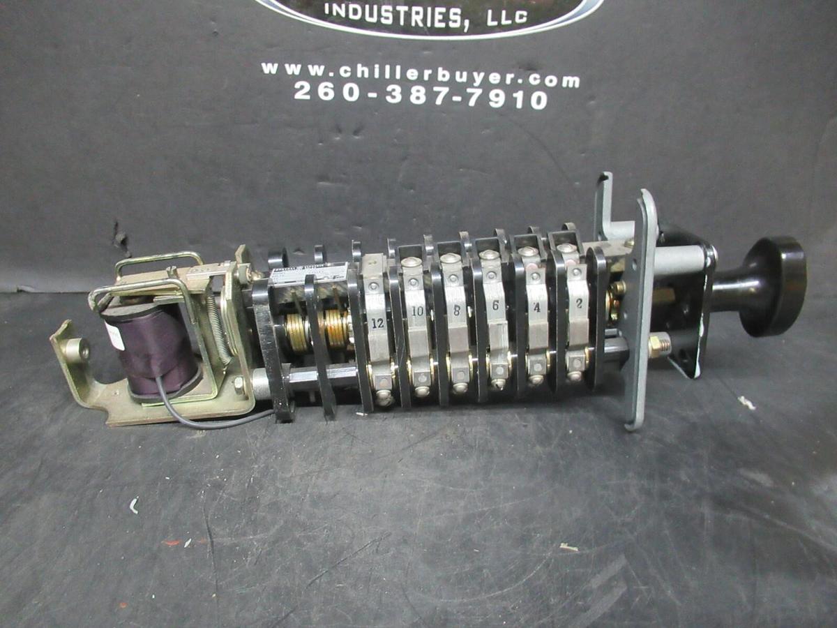 Used GENERAL ELECTRIC ROTARY SWITCH AND AUXILLIARY RELAY GEH-2058 12HEA61B355X2
