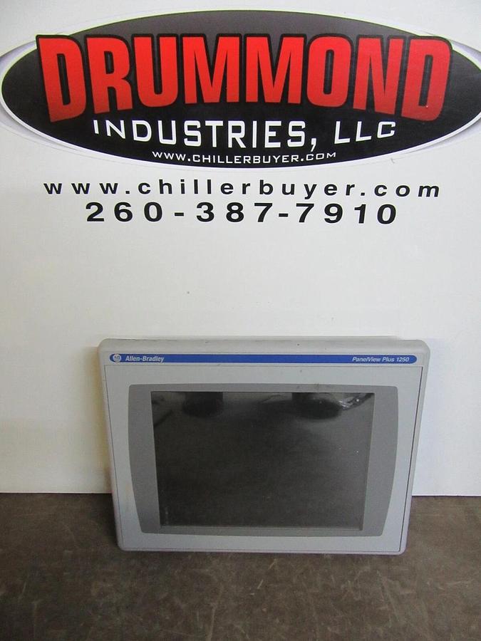 Used ALLEN BRADLEY PANELVIEW PLUS 1250 2711P-RDT12C 24 VDC 70 WATT **WARRANTY**