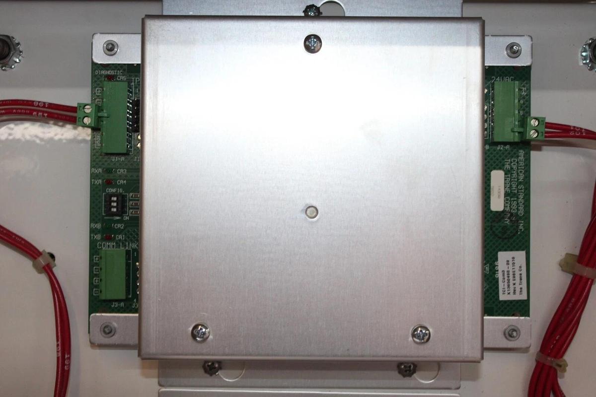 Used TRANE CENTRAVAC CHILLER CONTROL PANEL INTERFACE CVHE450 X13650485-01 REV. F