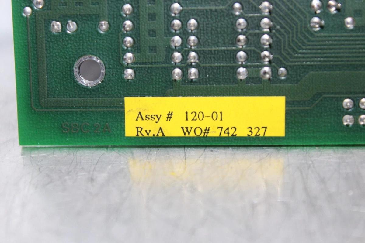 Used MCQUAY CONTROL CIRCUIT BOARD MODULE 120-01 REV. A 478197B-01 120P-04