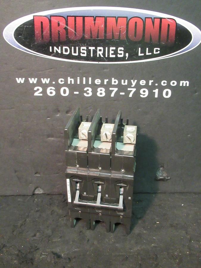 Used AIRPAX 3 POLE 28 AMP BREAKER 600 VAC 219-3-1REC5-33297-8 32.2 TRIP X13050461-08