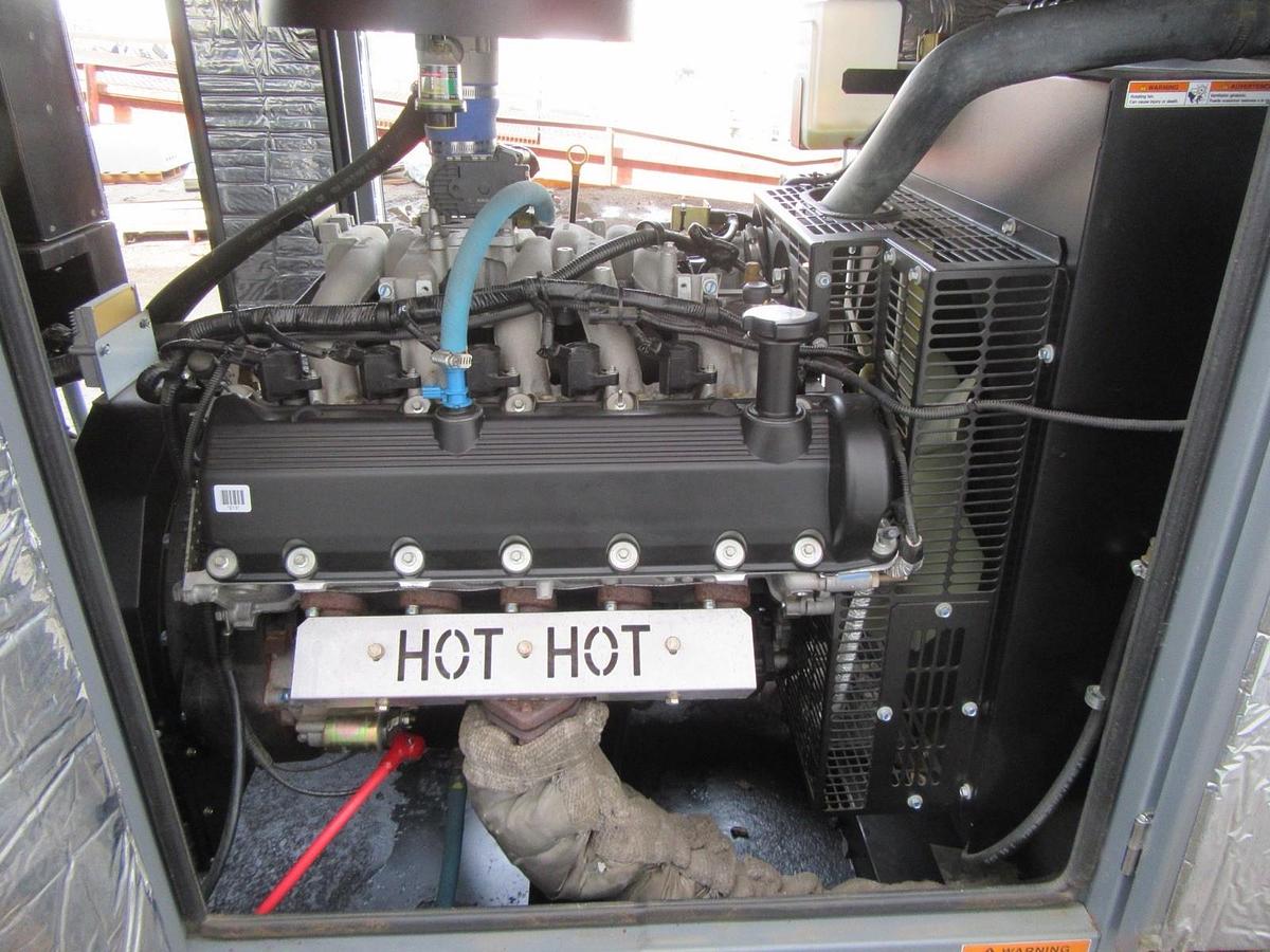 Used 48 KW 50 KW GENERATOR GENERAC NAT GAS LP PROPANE 120/240 V 1 PH 142 HRS WE SHIP