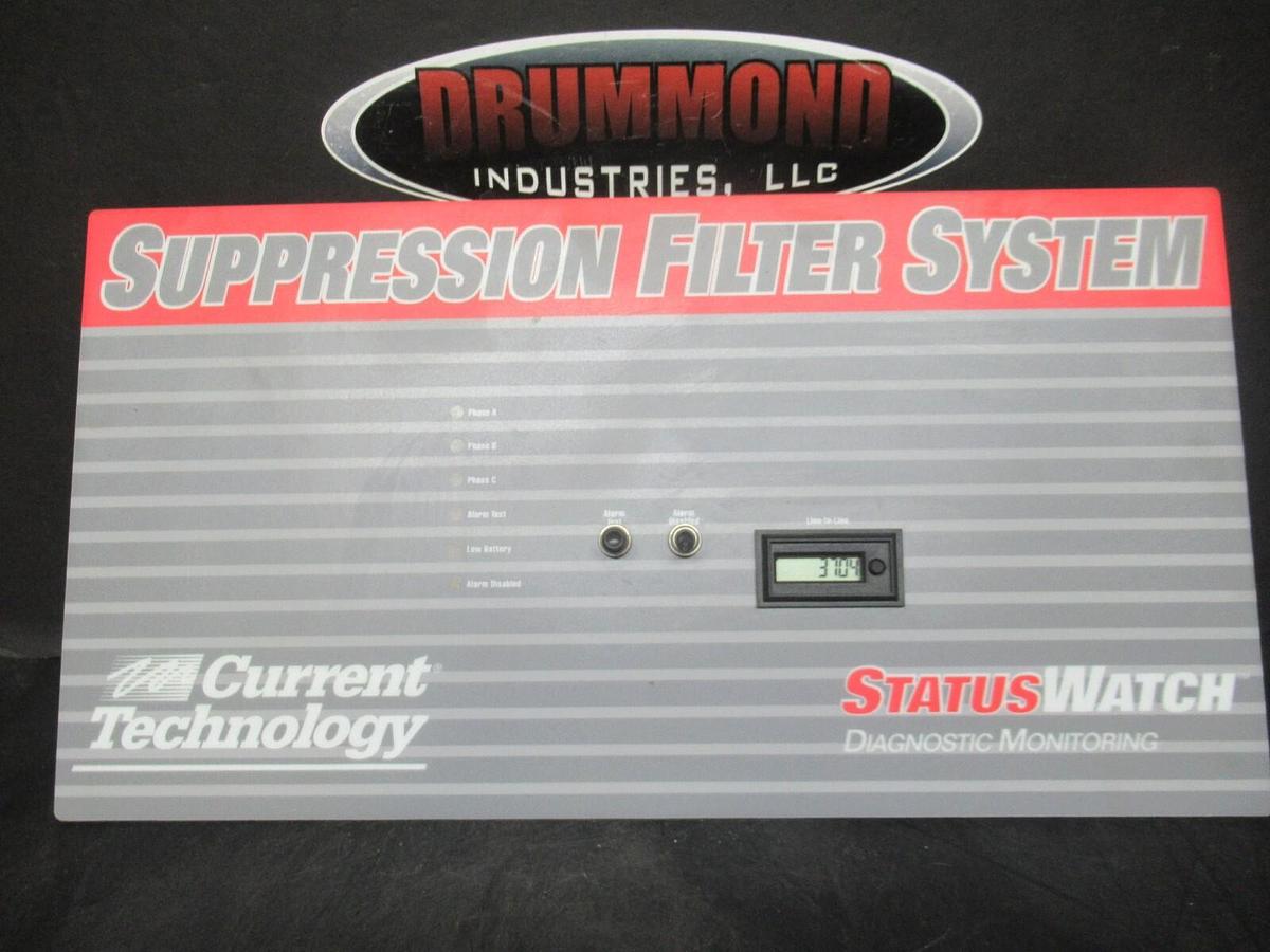 Used CURRENT TECHNOLOGY SUPPRESION FILTER SYSTEM 900-0133-010 / 800-0469-001 REV. A