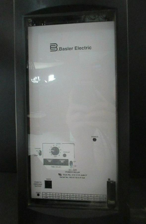 Used BASLER ELECTRIC POWER RELAY BE1-32R D1E-E1R-A0N1F **WARRANTY INCLUDED!**