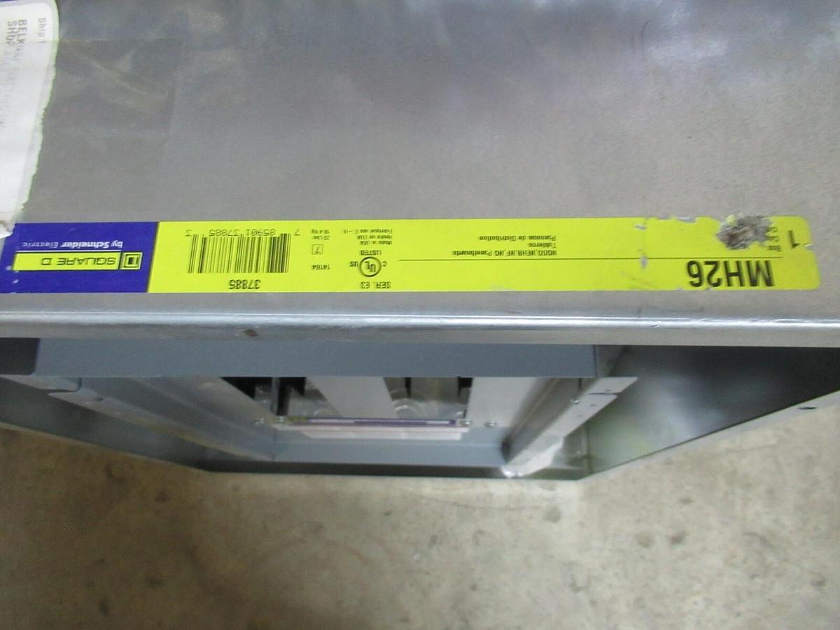 Used SQUARE D NQOD SERVICE PANEL NQ18L1 100 AMP 240 VAC SINGLE PHASE 3-WIRE