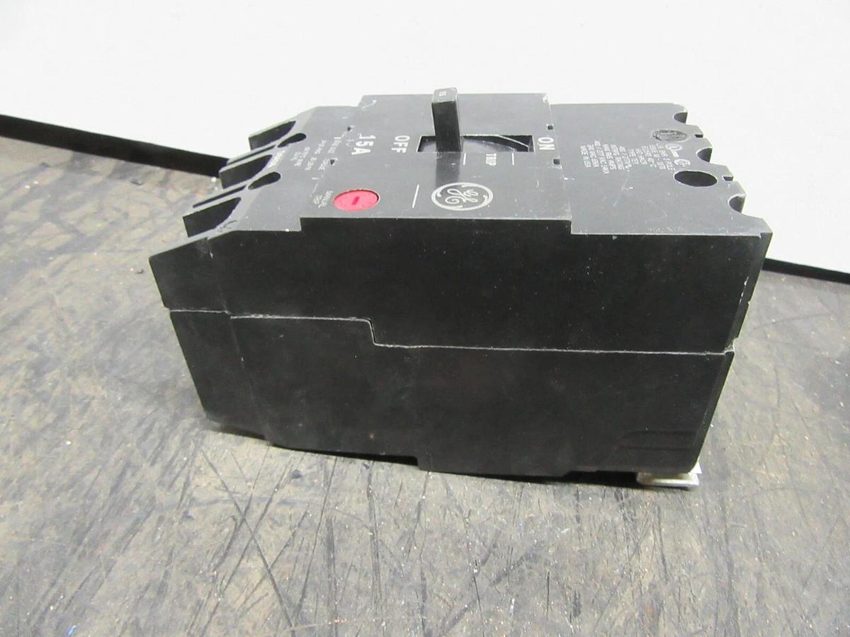 Used GE E11592 TEY HACR BREAKER 15 AMP 480/277 VAC 3-POLE **WARRANTY INCLUDED**