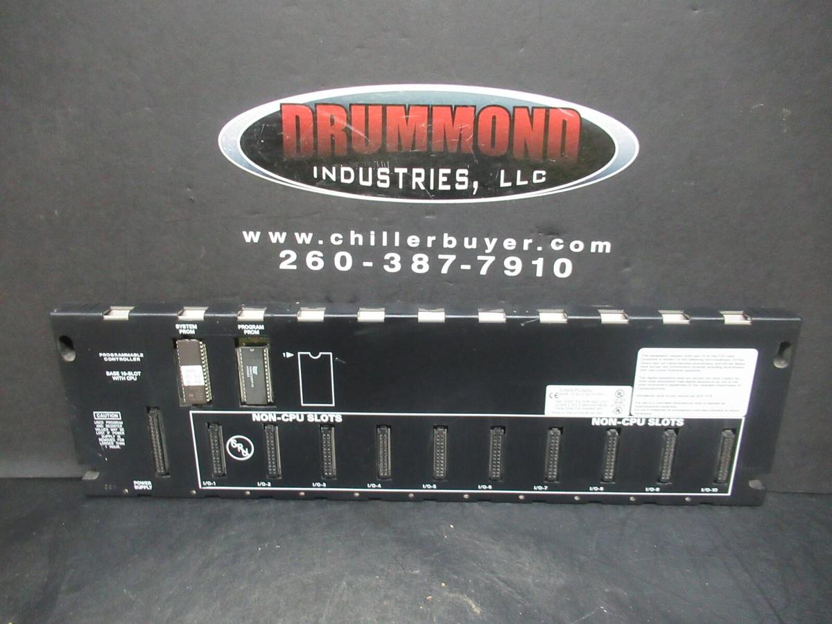 Used GE FANUC BASE SLOT WITH CPU IC693CPU323U WITH 10 SLOTS **WARRANTY**
