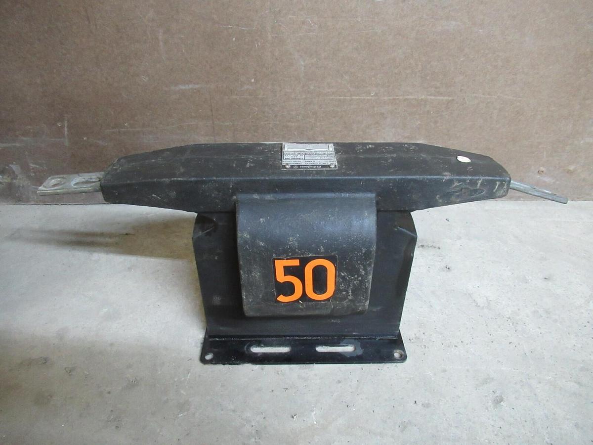 Used WESTINGHOUSE TRANSFORMER CTM-15 592A577G08 50:5 AMPS 25-60 CYCLES **WARRANTY**