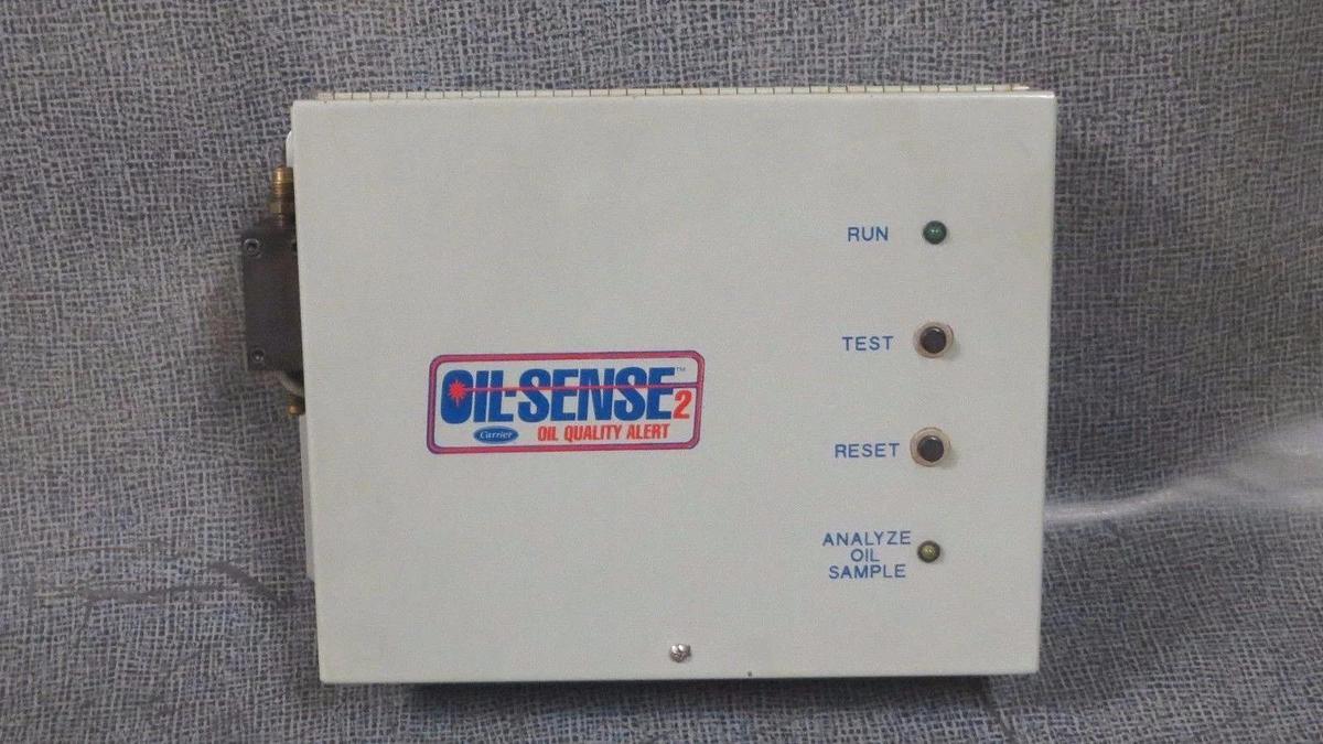 Used CARRIER OIL-SENSE 2 QUALITY SENSOR 115V 1 PHASE MODEL 32GA400504-2
