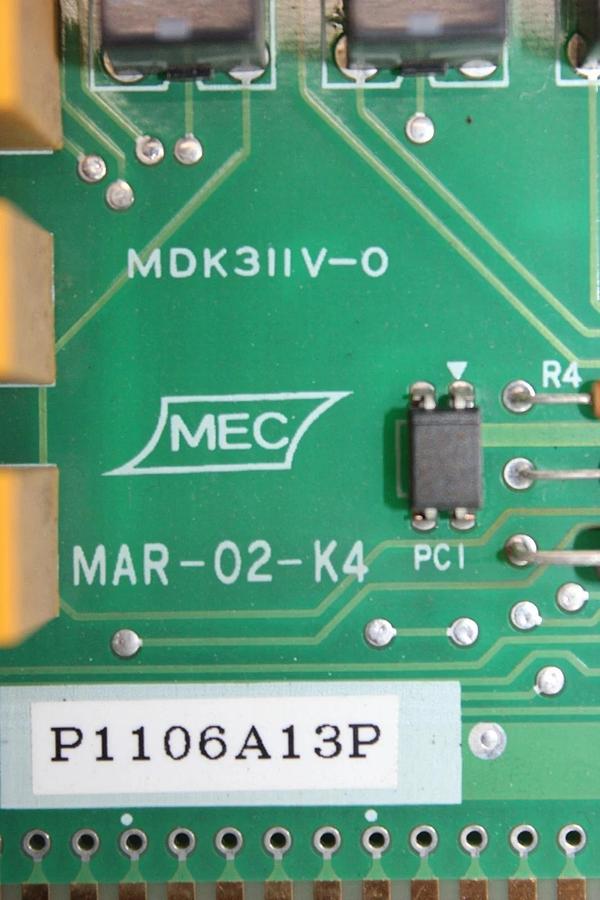 Used MEC EUROTHERM CIRCUIT BOARD 1514201NG MAR-02-K4 P1106A13P MDK311V-0 **WARRANTY**