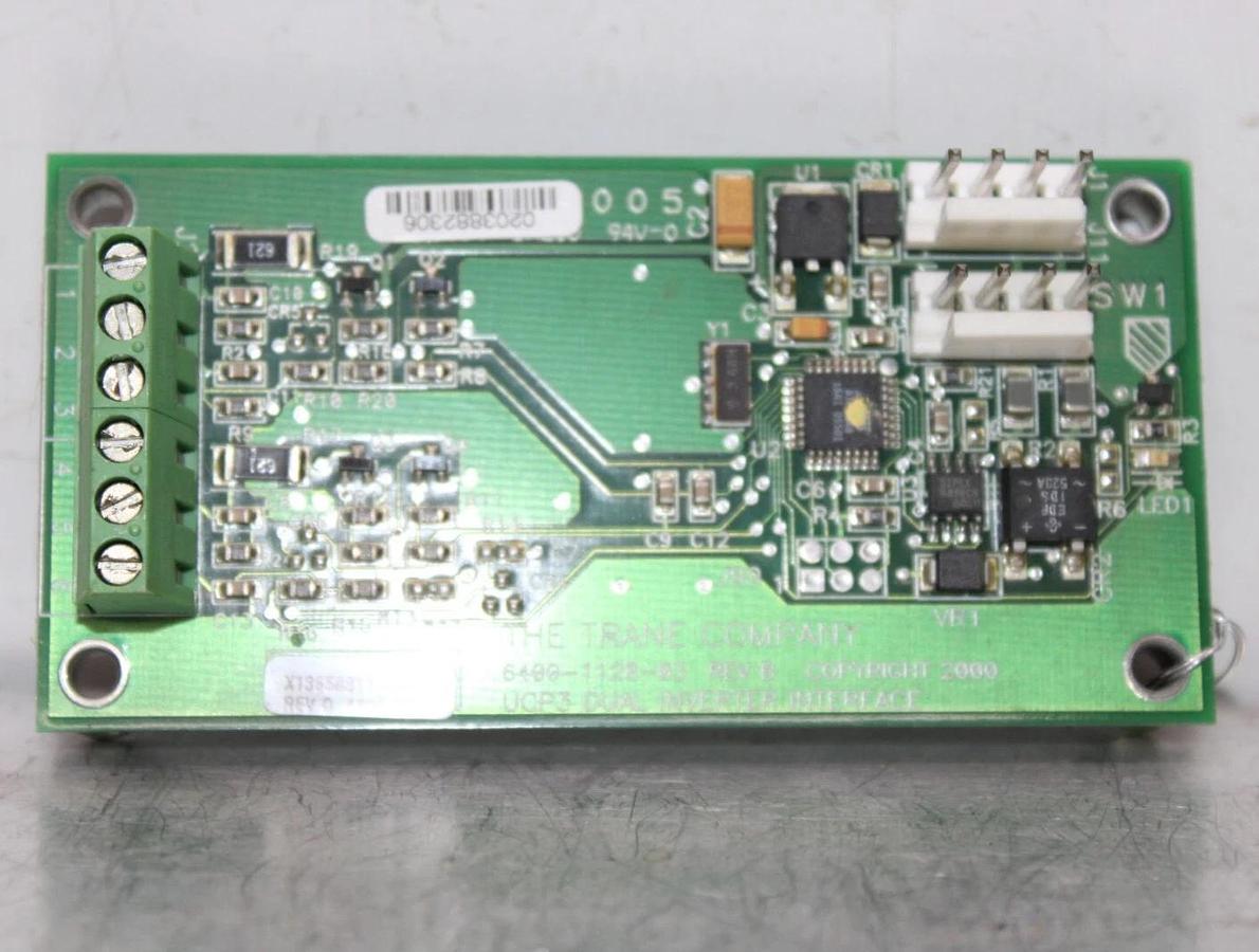 Used TRANE UCP3 DUAL INVERTER CIRCUIT BOARD X13650811-04 REV. D 6400-1128-03 REV. B