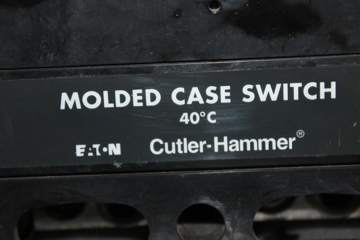 Used CUTLER HAMMER MOLDED CASE SWITCH LS36040YE 400 AMP 600 VAC 3-POLE *WARRANTY*
