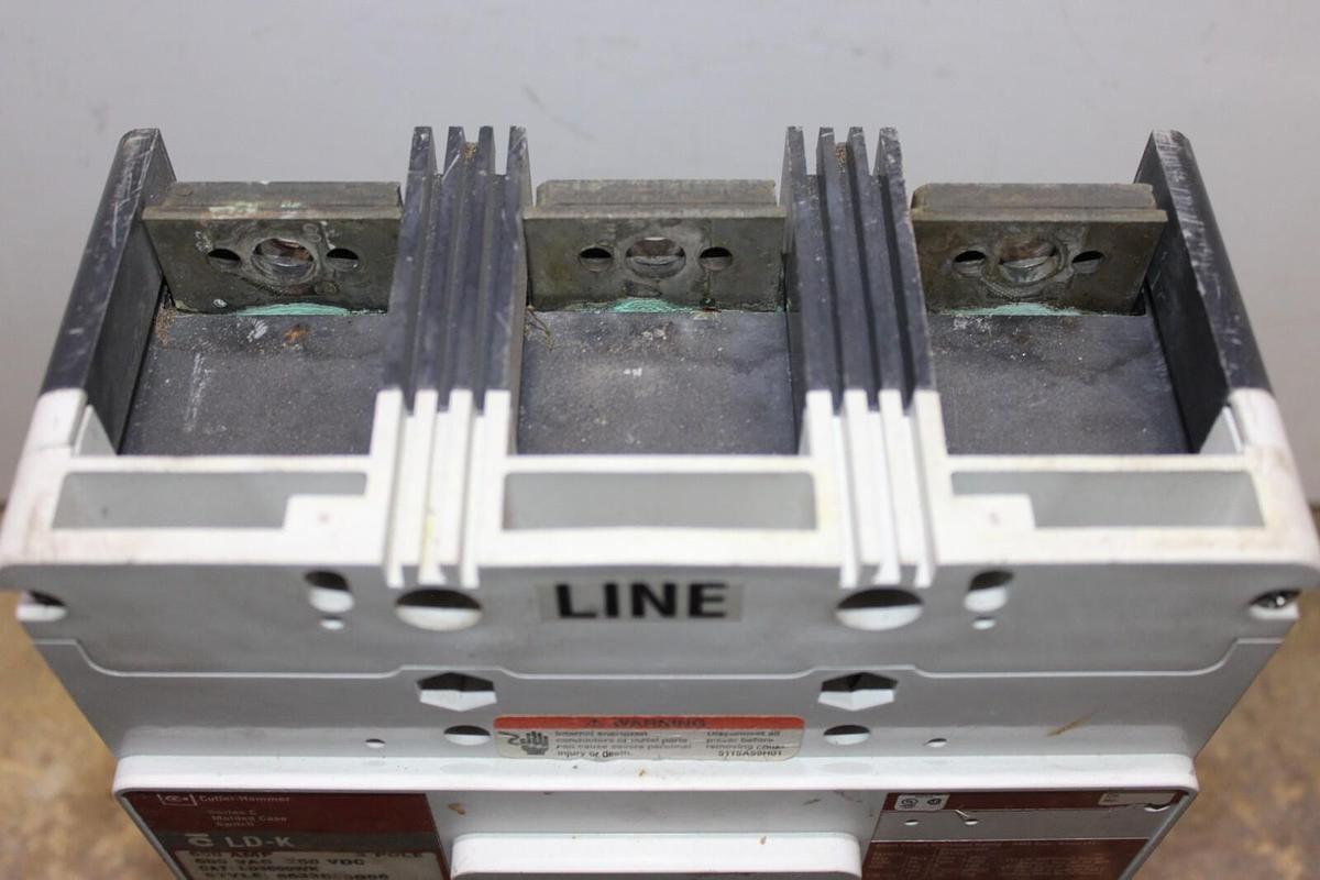 Used CUTLER HAMMER MOLDED CASE SWITCH LD3600WK 600 AMP 600 VAC 3-POLE *WARRANTY*