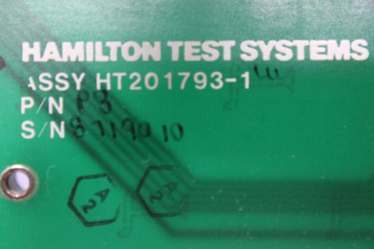 Used CARRIER HAMILTON TEST SYSTEM RELAY CIRCUIT BOARD HT201793-1 32GB500004 115V