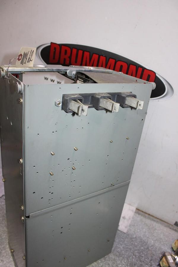 Used WESTINGHOUSE TYPE-W MCC STARTER CONTROL BUCKET 18" SIZE 3 90 AMP 600 VAC