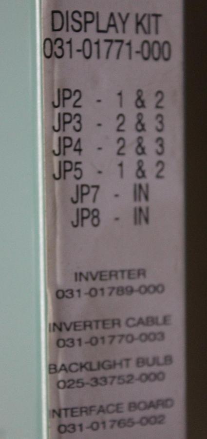 Used YORK CHILLER DRIVE CONTROL LCD DISPLAY KIT 331-01771-000