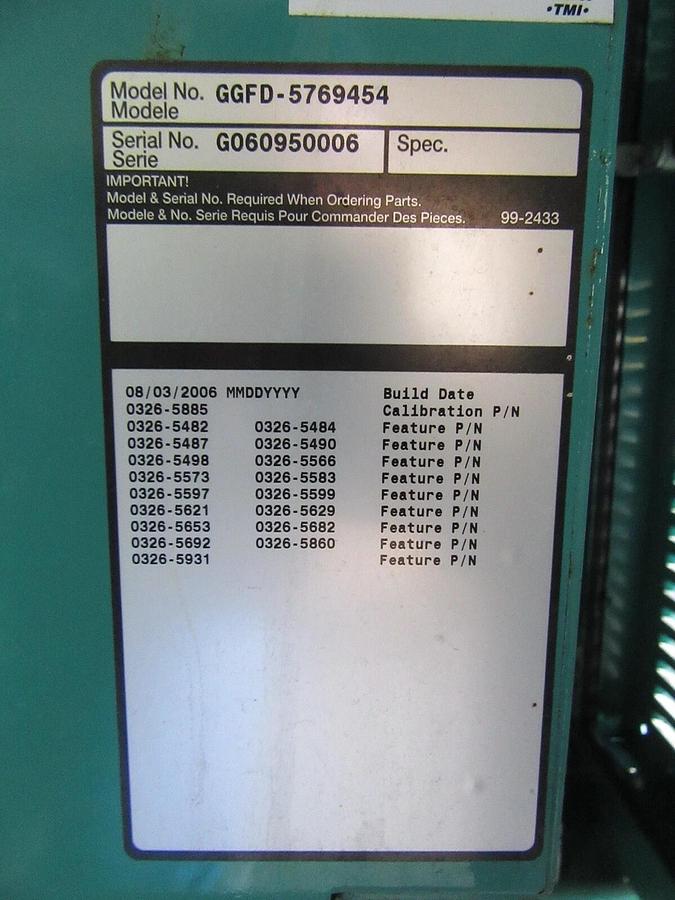 Used 35 KW GENERATOR NATURAL GAS LP PROPANE CUMMINS ONAN 120/240 VOLT 1 PH 332 HRS