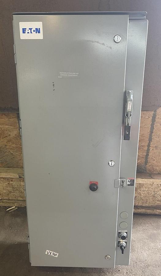 Used NEW SURPLUS EATON NEMA 3R COMBO STARTER ECN5442CAJ R63/F SIZE 4 STARTER