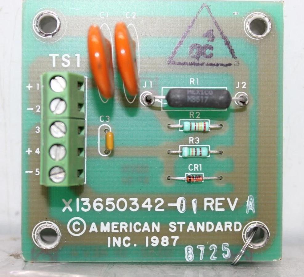 Used AMERICAN STANDARD TRANE CIRCUIT BOARD X13650342-01 REV. A **WARRANTY INCLUDED**