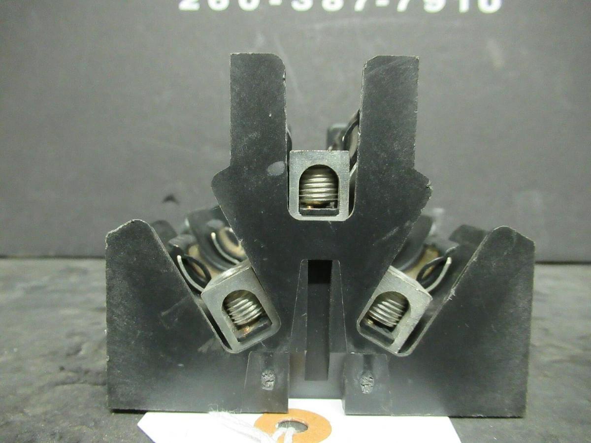 Used LOT OF 2 BUSS BLOCK FUSE HOLDER JP60030-3CR 30 AMP 600 VAC FOR CLASS J FUSES