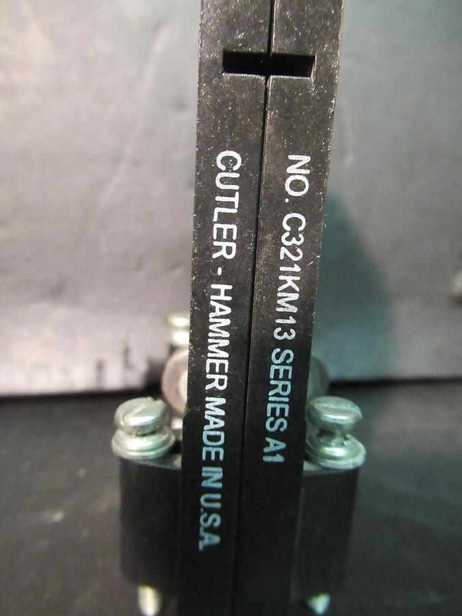 Used CUTLER HAMMER MECHANICAL INTERLOCK C321KM13 SERIES A1 **WARRANTY**