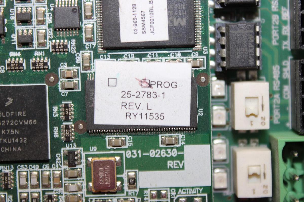 Used YORK E-LINK GATEWAY BOARD 25-2698-18 REV. D W/ 031-02630 25-2783-1 REV. L